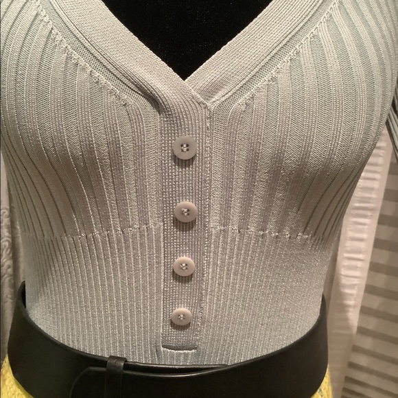 JONATHAN SIMKHAI light blue bodysuit - Picture 6 of 6